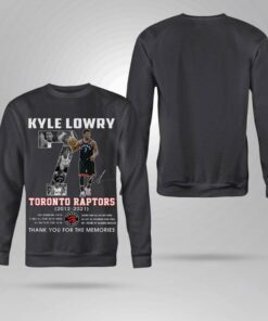 Best All-NBA Kyle Lowry Toronto Raptors 2012-2021 Signature Thank You For The Memories Shirt 7