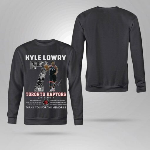 Best All-NBA Kyle Lowry Toronto Raptors 2012-2021 Signature Thank You For The Memories Shirt 4