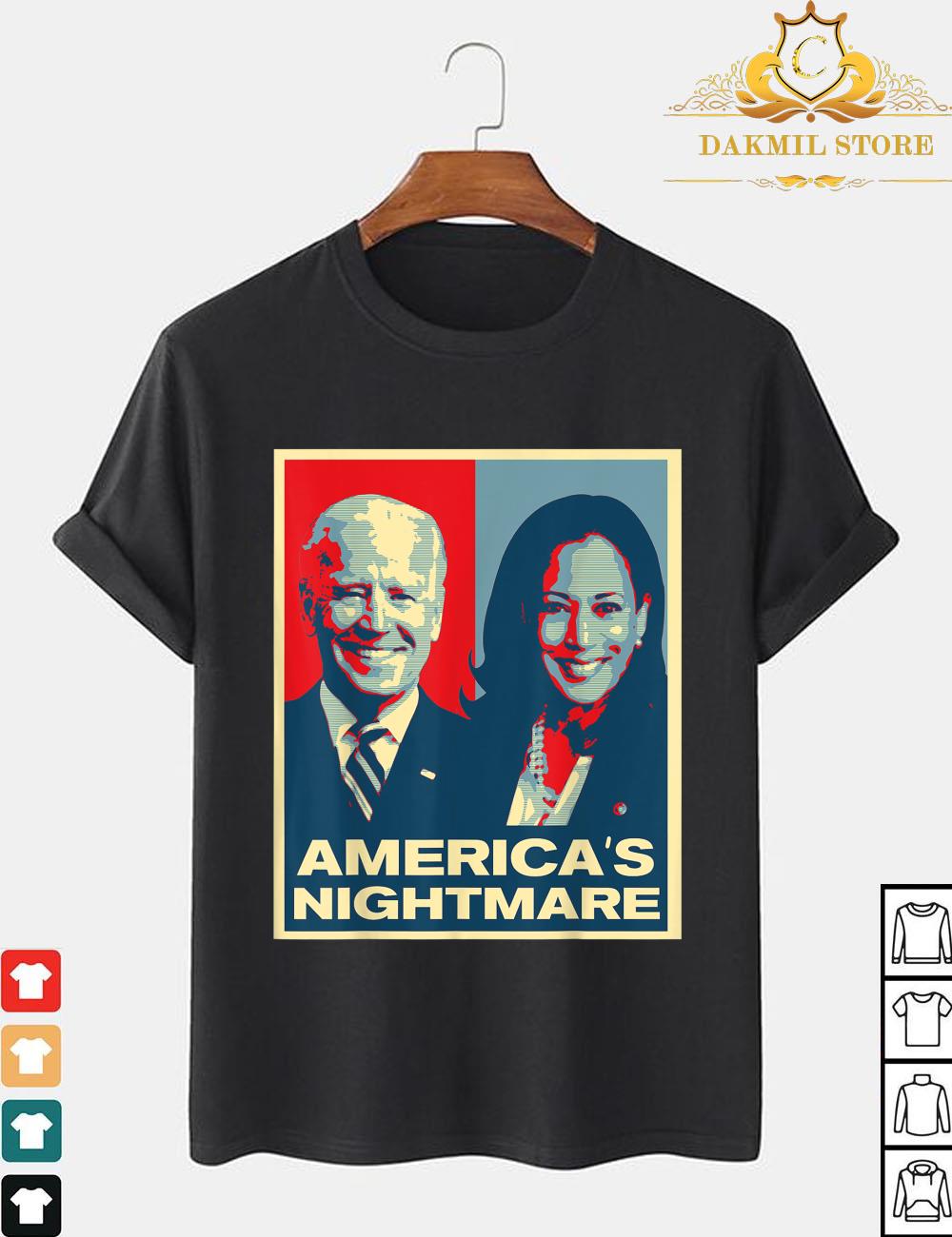 America Nightmare Impeach Biden Harris Now Anti Joe Biden T-Shirt,Freedom Shirt, Patriot Tshirt, Impeach Joe Biden Tshirt, Anti Biden shirt