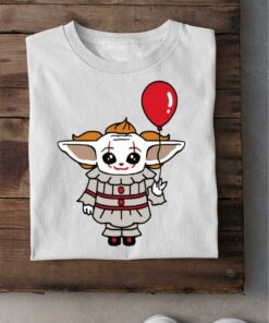 Official Baby Yoda Mashup Pennywise Halloween 2021 Shirt 1 Official Baby Yoda Mashup Pennywise Halloween 2021 Shirt 5