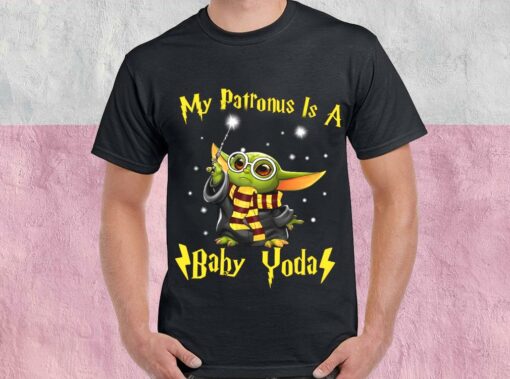 Baby yoda T-Shirt, My Patronus Is A Baby Yoda Shirt, Baby Yoda Family Shirt, Hoodies, Sweatshirt