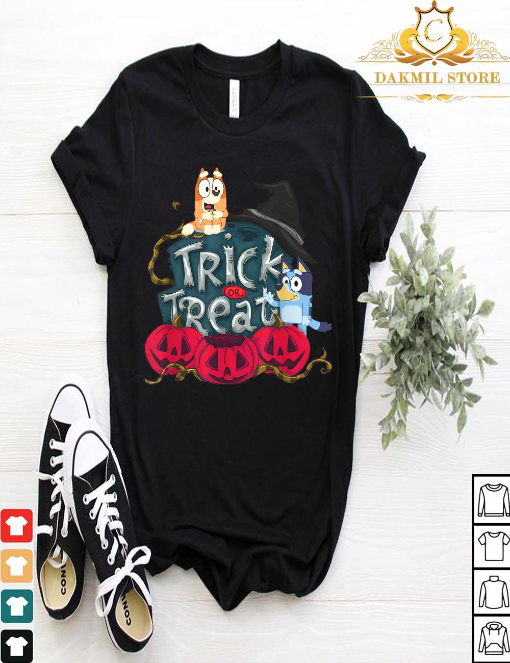 Blueys Halloween funny gift T Shirt,Blueys Halloween T-Shirt,Halloween Party Shirt,The B-Boo Crew Halloween Shirt,Bluey Dad Shirt