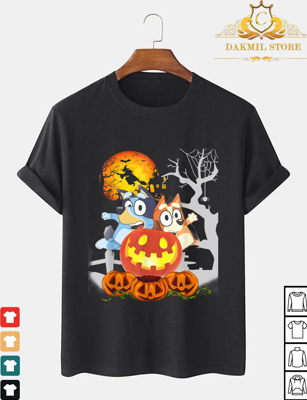 Blueys pumpkin Halloween t shirt