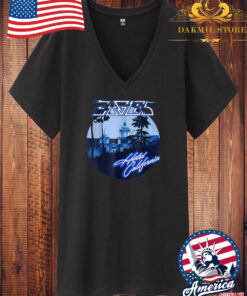 California Classic Rock Music Lovers Eagles Welcome To The Hotel V Neck