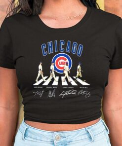 Chicago Cubs Shirt, Chicago Cubs Abbey Road Signatures Shirt, Kris Bryant, Anthony Rizzo For Men Shirt 5