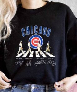 Chicago Cubs Shirt, Chicago Cubs Abbey Road Signatures Shirt, Kris Bryant, Anthony Rizzo For Men Shirt 6