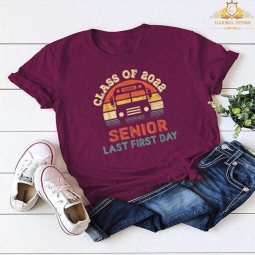 Class Of 2022 Senior My Last First Day Back To School T-Shirt