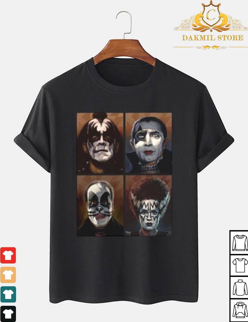 Classic Monsters Kizz Band Classic Rock Shirt,Kiss - 1976 Destroyer T-Shirt, Kiss T-Shirt