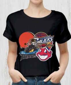 Awesome Cleveland Indians Cleveland Monsters Cleveland Cavaliers Cleveland Browns Shirt 5