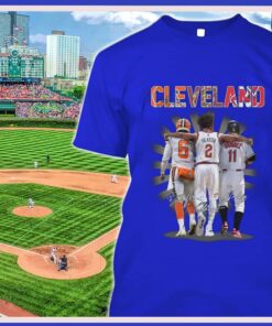 Original Cleveland Sports Teams Cleveland Browns Cleveland Cavaliers Cleveland Indians Signatures Shirt 5