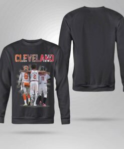 Original Cleveland Sports Teams Cleveland Browns Cleveland Cavaliers Cleveland Indians Signatures Shirt 7