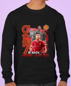 Official Cristiano Ronaldo CR7 Is Back Here We Go Man UTD Signature Shirt 6