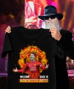 Hot Cristiano Ronaldo Welcome CR7 Back To Manchester United FC Shirt 6