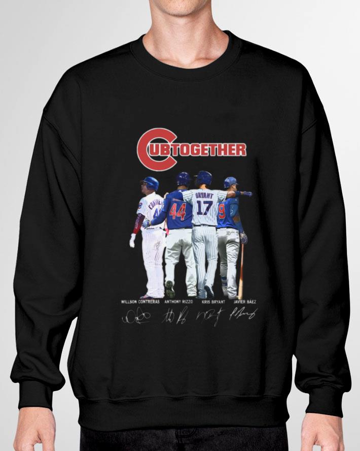 Cub Together Best Players Chicago Cubs MLB Signatures Shirt Official Cub Together Best Players Chicago Cubs MLB Signatures Shirt 3