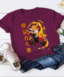 Demons Slayers Kimetsus No Yaibas Rengokus T-Shirt