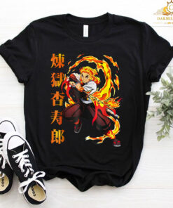 Demons Slayers Kimetsus No Yaibas Rengokus T-Shirt