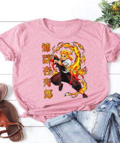 Demons Slayers Kimetsus No Yaibas Rengokus T-Shirt