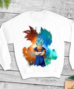 Hot Dragon Ball Super Son Goku Fusion Vegeta Vegito Super Saiyan Blue Shirt 6