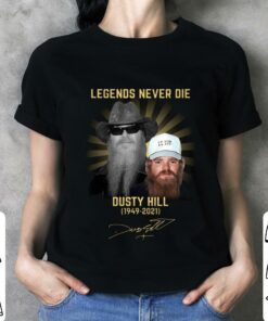 Dusty Hill Legends Never Die 1949-2021 Signature Shirt 6