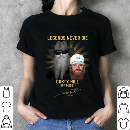 Dusty Hill Legends Never Die 1949-2021 Signature Shirt 3