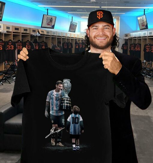 Father's day Lionel Messi And Son Signature Shirt 2
