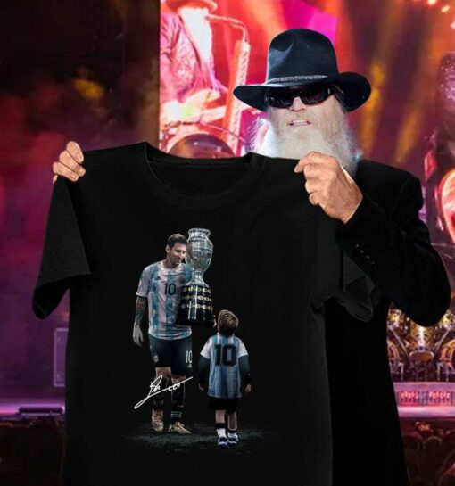 Father's day Lionel Messi And Son Signature Shirt 3