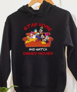 Friends Mickey Mouse Stay Home Watch TV Shirt 6