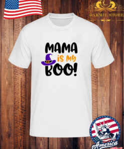 Funny Halloween Mama is my boo T-shirt