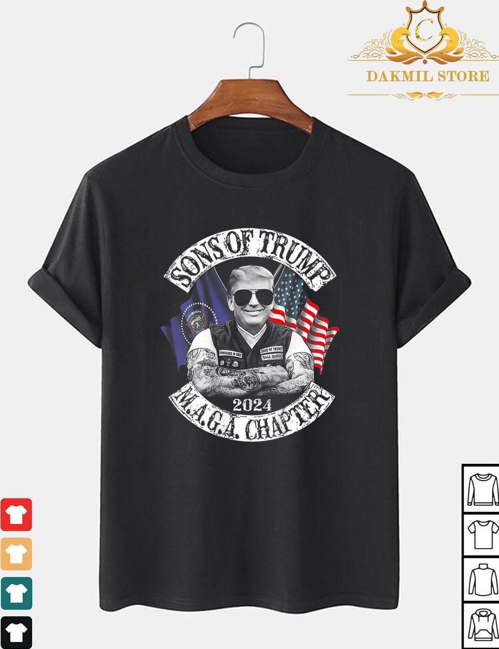 Funny Sons of Trump Maga Chapter 2024 T Shirt