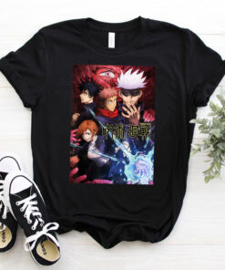 Gojos Team Jujutsus Kaisens Anime Graphic Art T Shirt