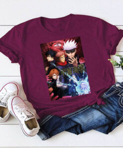Gojos Team Jujutsus Kaisens Anime Graphic Art T Shirt