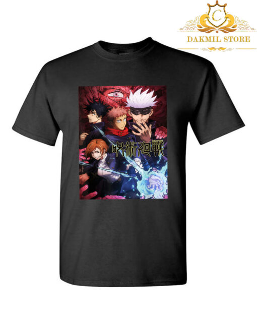 Gojos Team Jujutsus Kaisens Anime Graphic Art T Shirt