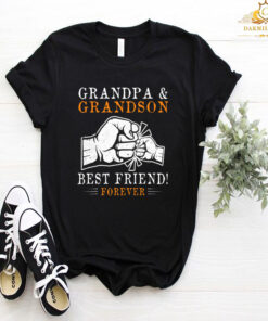 Grandpa and Grandson best friend forever T-shirt
