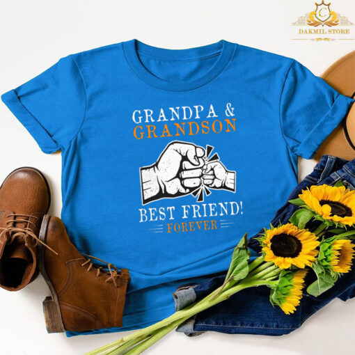 Grandpa and Grandson best friend forever T-shirt
