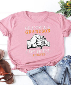 Grandpa and Grandson best friend forever T-shirt