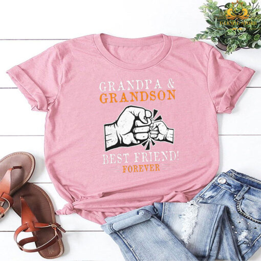 Grandpa and Grandson best friend forever T-shirt