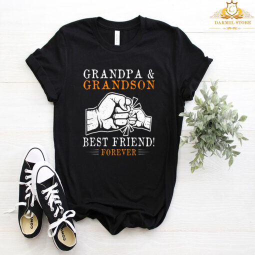Grandpa and Grandson best friend forever T-shirt