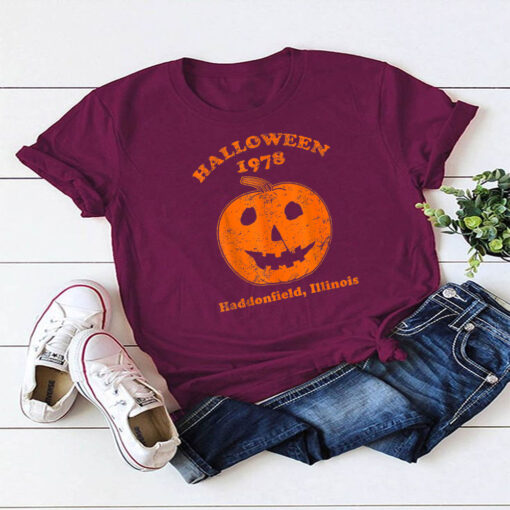 Halloween 1978 holiday spooky gift myers pumpkin haddonfield Shirt