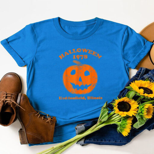 Halloween 1978 holiday spooky gift myers pumpkin haddonfield Shirt