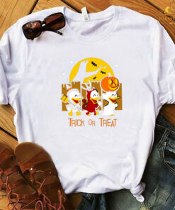 Halloween Donald duck trick or treat T-shirt