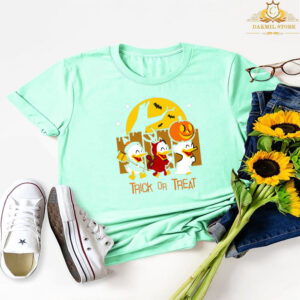 Halloween Donald duck trick or treat T-shirt