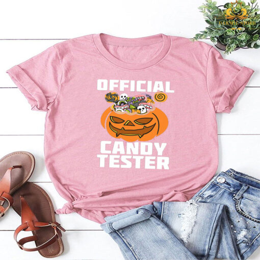 Halloween Official Candy Tester T shirt