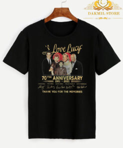 I Love Lucy 70th Anniversary Thank You For The Memories T Shirt