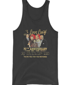 I Love Lucy 70th Anniversary Thank You For The Memories Tank Top