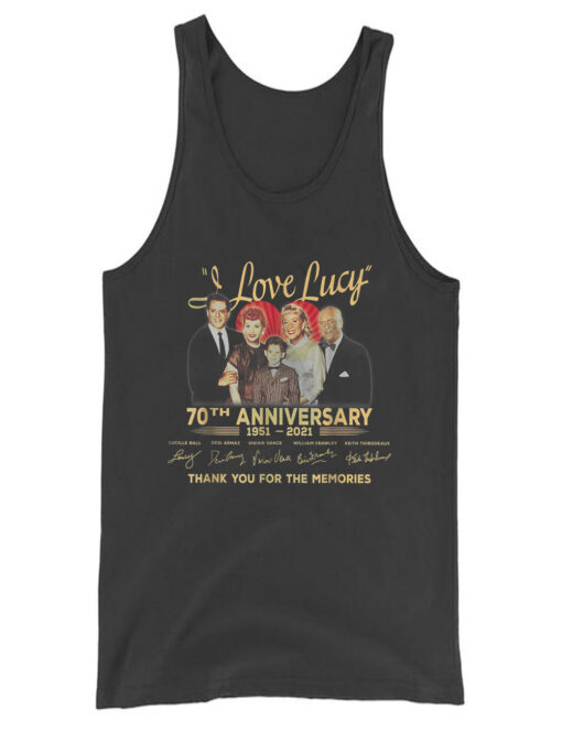 I Love Lucy 70th Anniversary Thank You For The Memories Tank Top