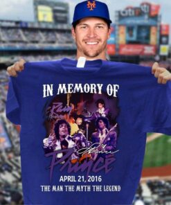 Funny In memory of Prince and The Revolution Purple Rain April 21 2016 Signature The Man The Myth The Legend Shirt 6