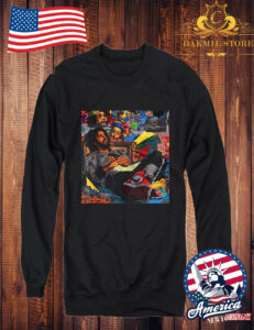 J. Cole Photo Collage T-shirt Men Women KOD Hip Hop Pullover Sweatshirt