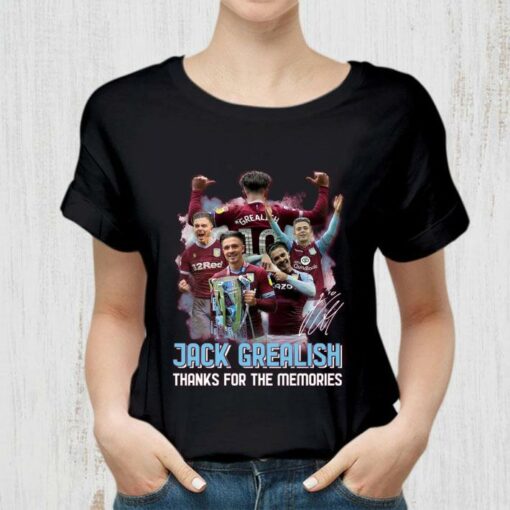 Hot Jack Grealish Aston Villa Manchester City Signature Shirt 2