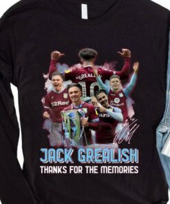 Hot Jack Grealish Aston Villa Manchester City Signature Shirt 7