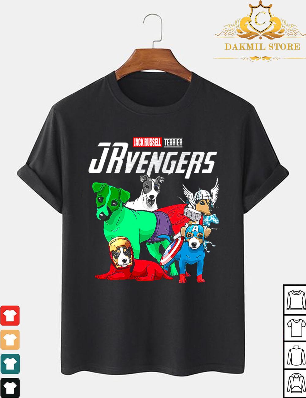 Jack Terrier JRvengers Shirt,Jack Russell Terrier T-shirt, Dog Breed Tee
